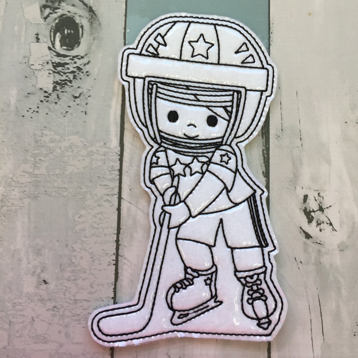 Hockey Colouring Dolls