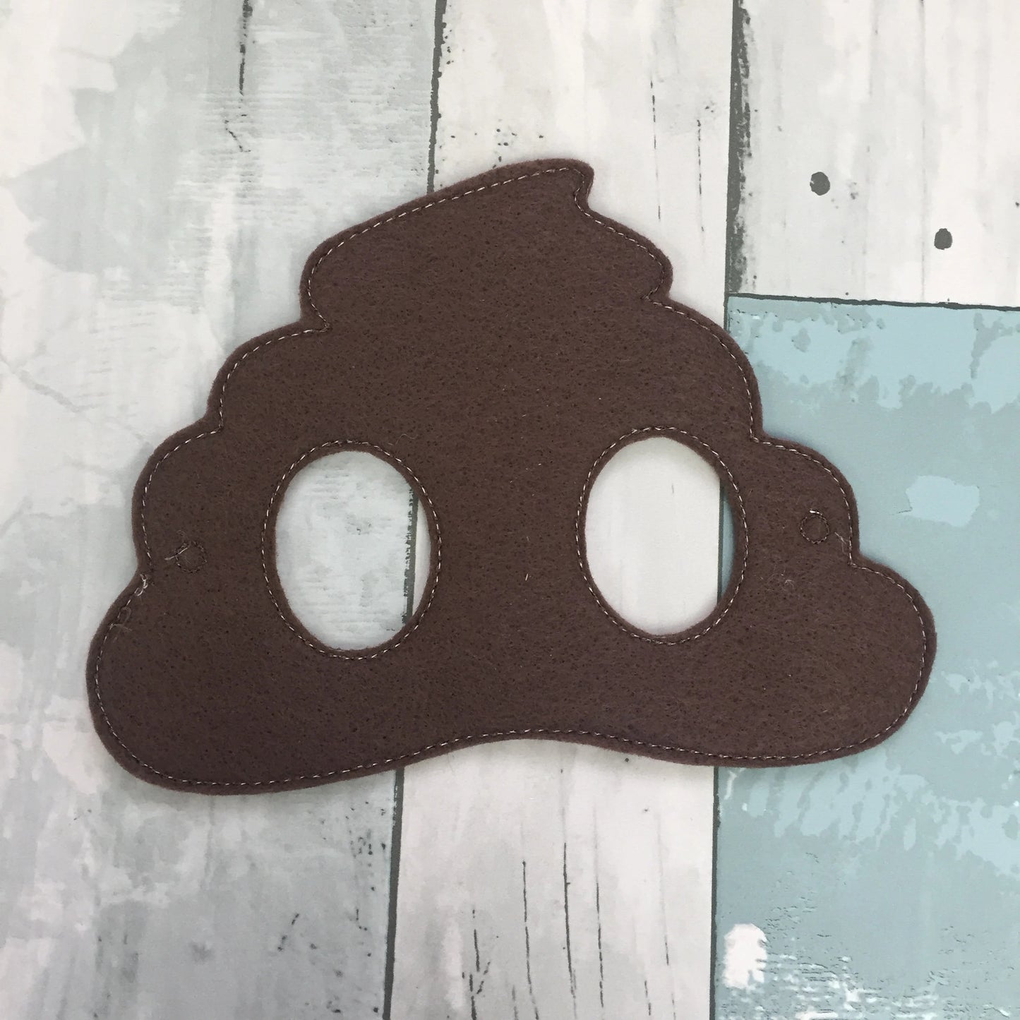 Poop Felt Play Mask