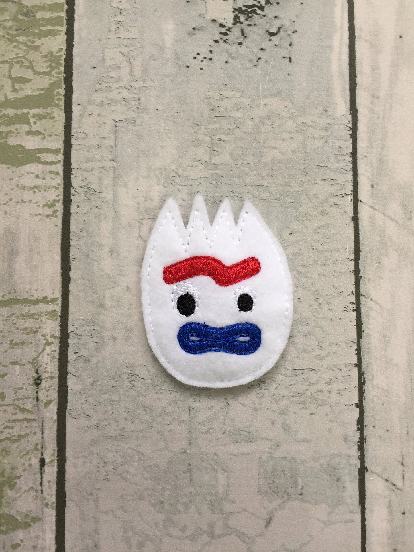 Spork Felt Snap Hair Clip