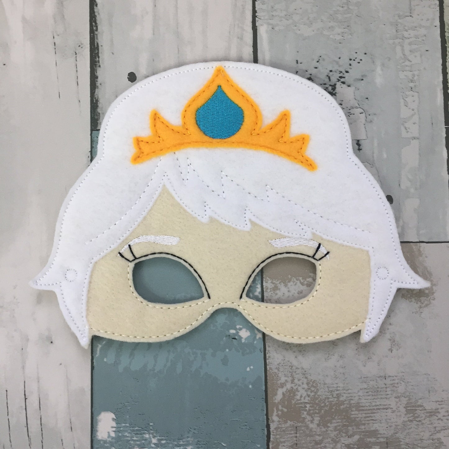 Ice Queen & Sister Felt Play Mask