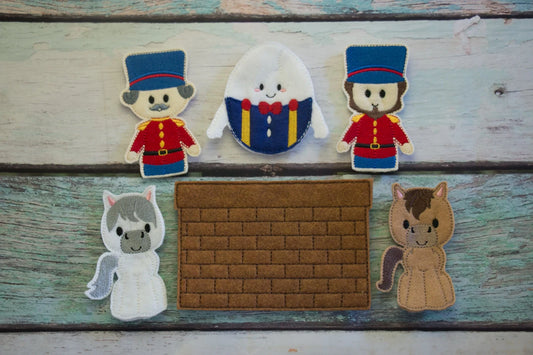 Humpty Dumpty Finger Puppets