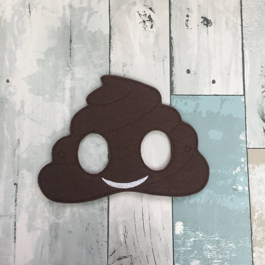 Poop Felt Play Mask