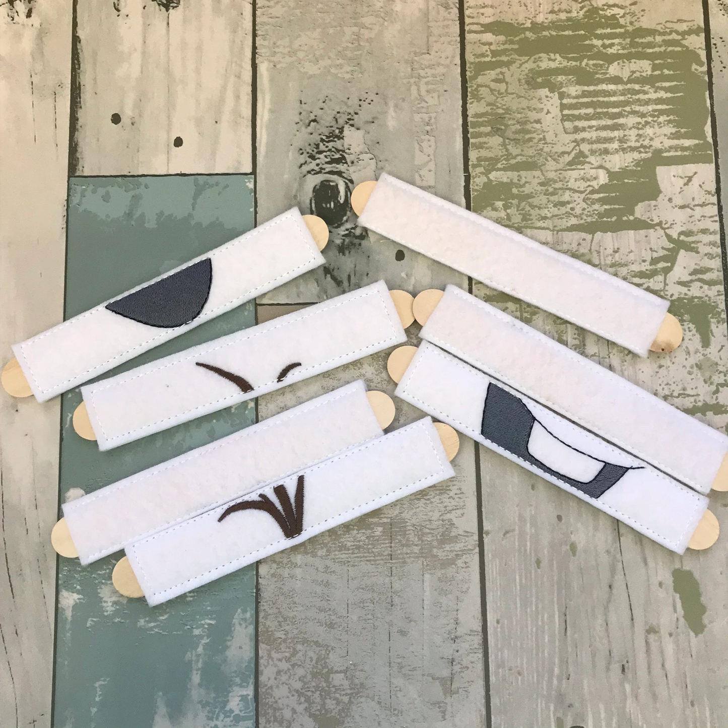 Snowman Felt Stick Puzzle