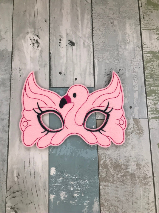Flamingo Felt Play Mask