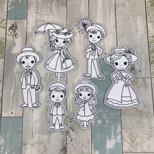 Magical Nanny Colouring Dolls