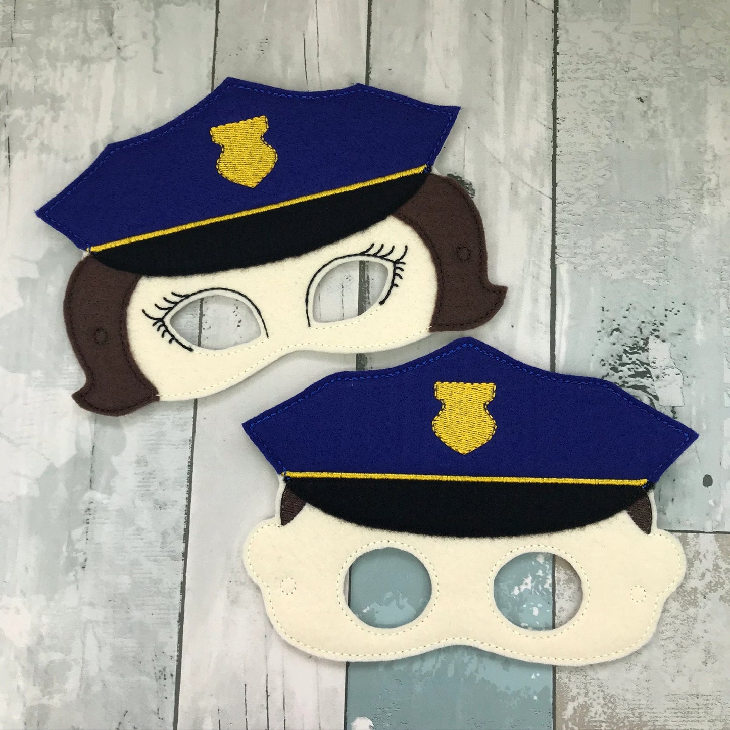 Police Felt Play Mask
