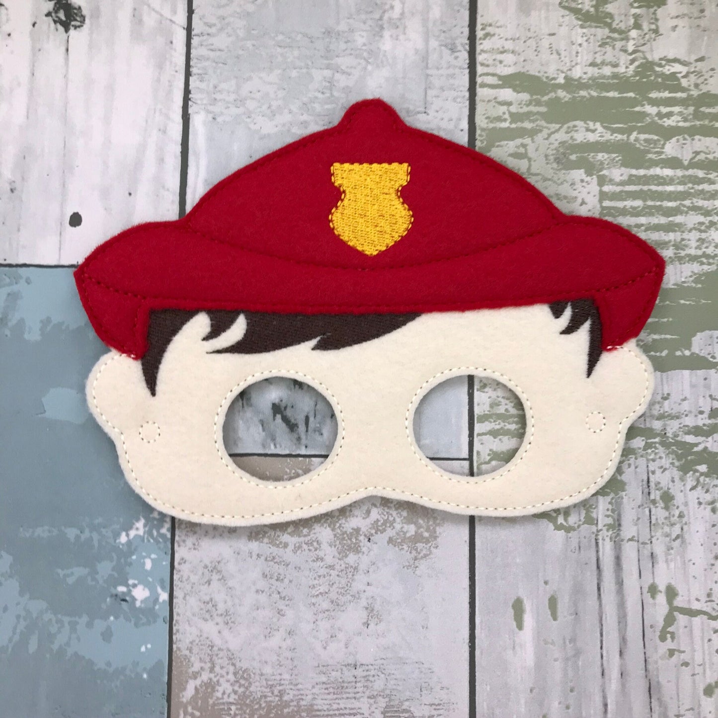 Fire Fighter Felt Play Mask