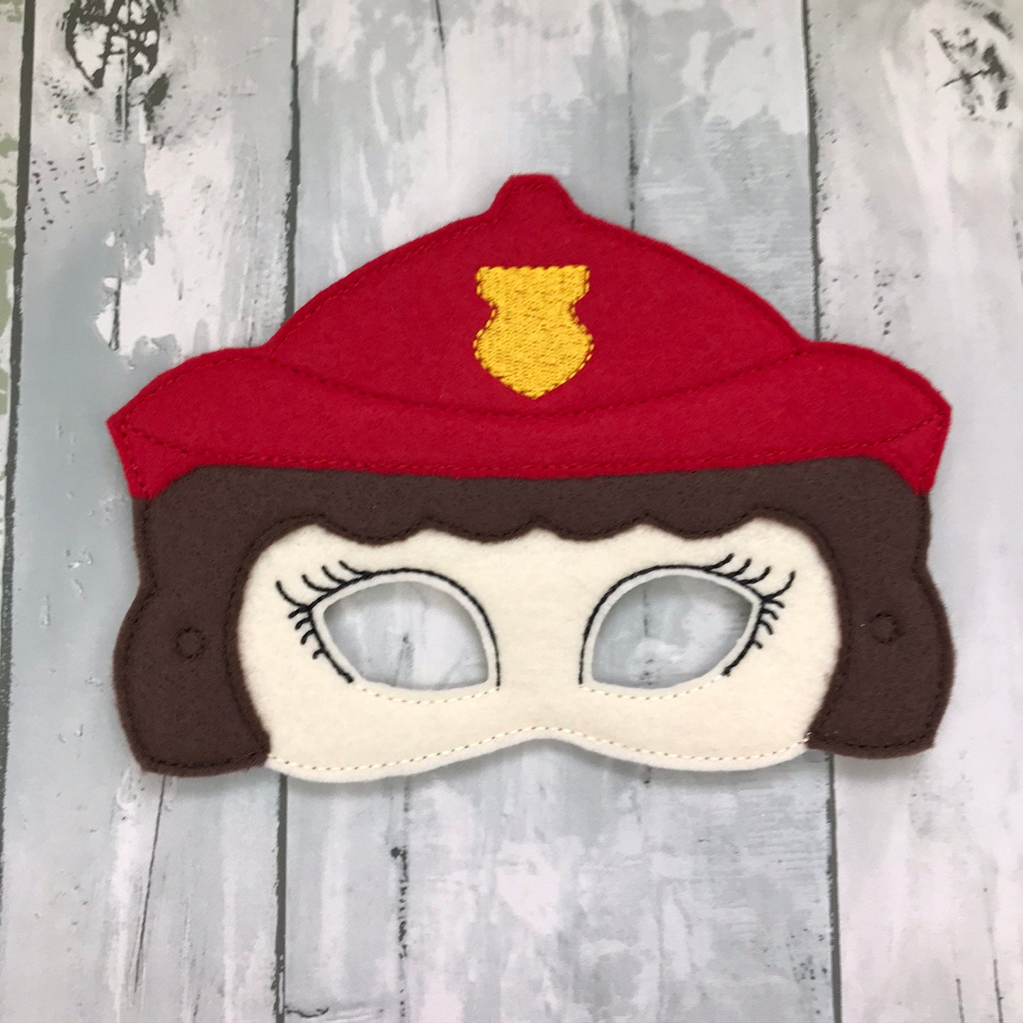 Fire Fighter Felt Play Mask