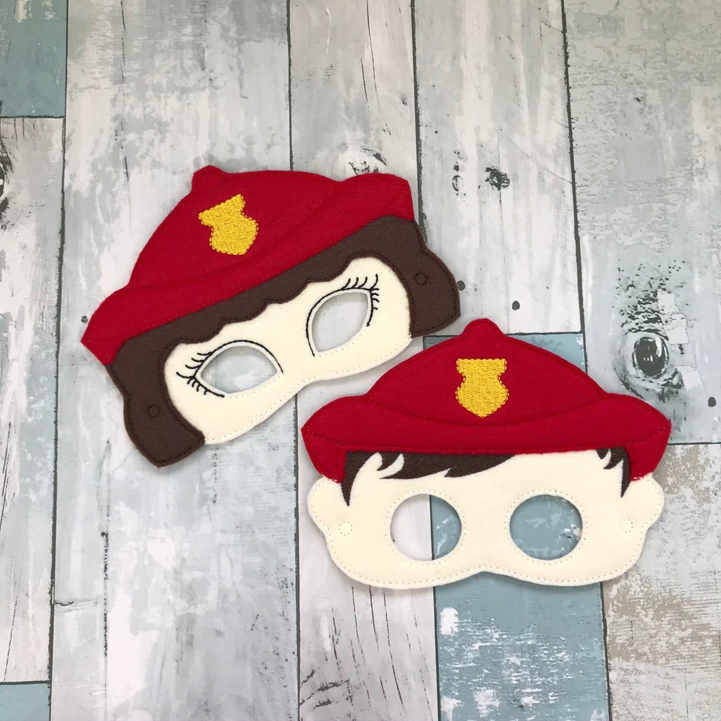 Fire Fighter Felt Play Mask