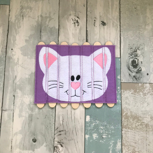 Cat Felt Stick Puzzle