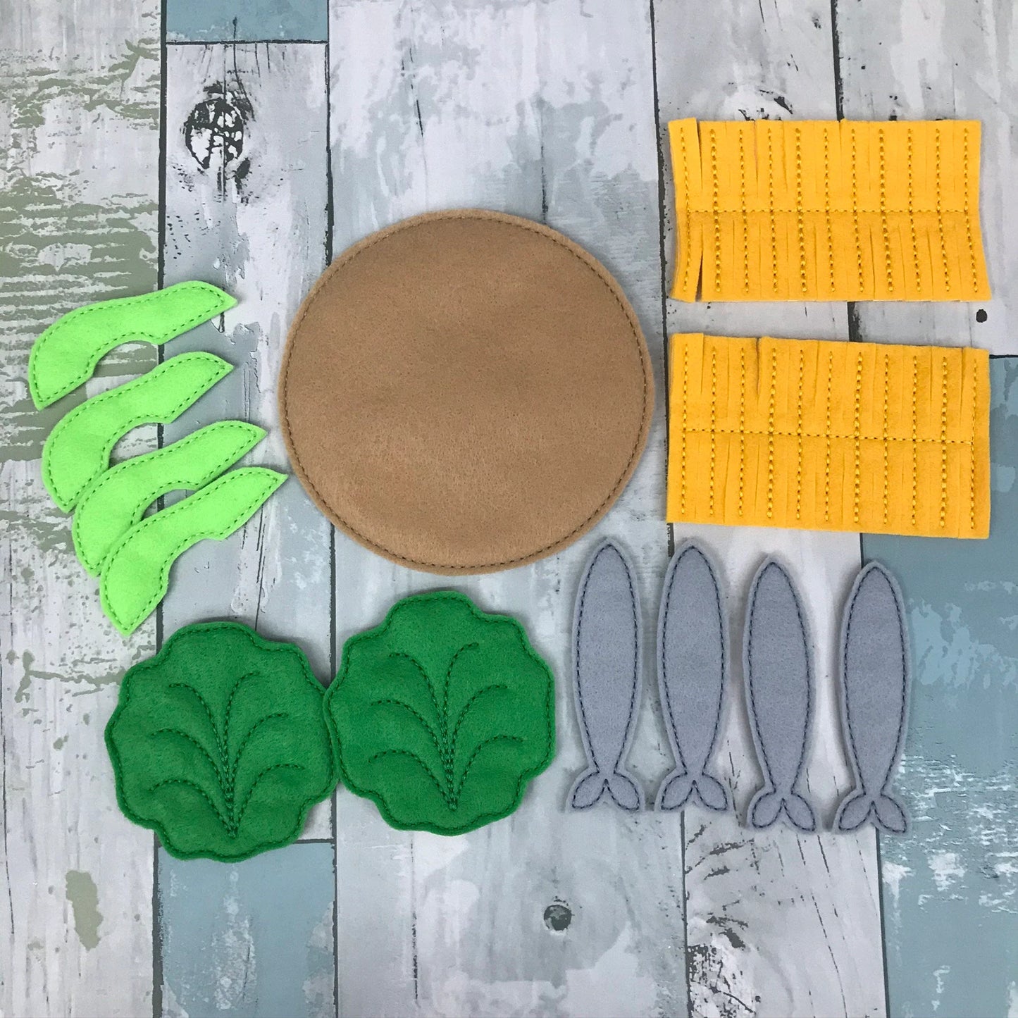 Fish Taco Felt Play Food