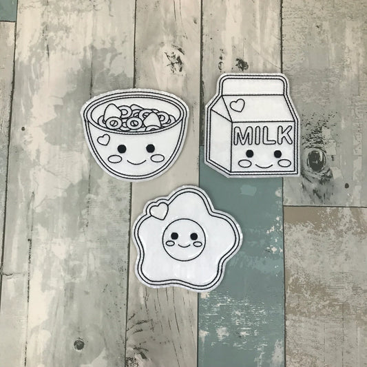 Breakfast Set 2 Colouring Dolls