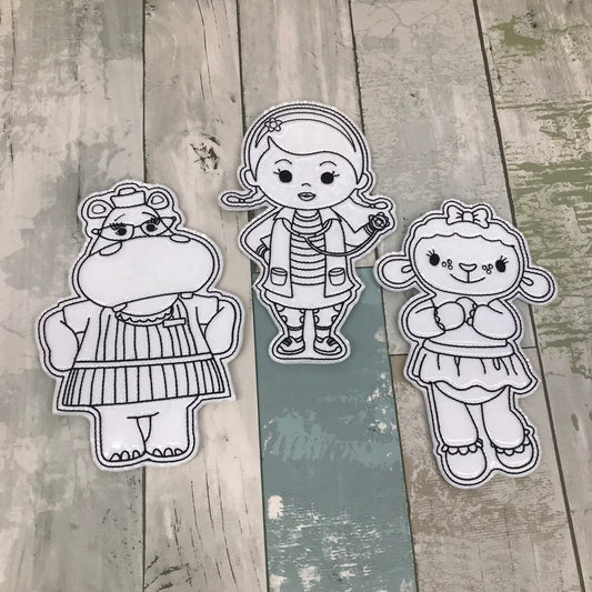 Toy Fixer Colouring Dolls