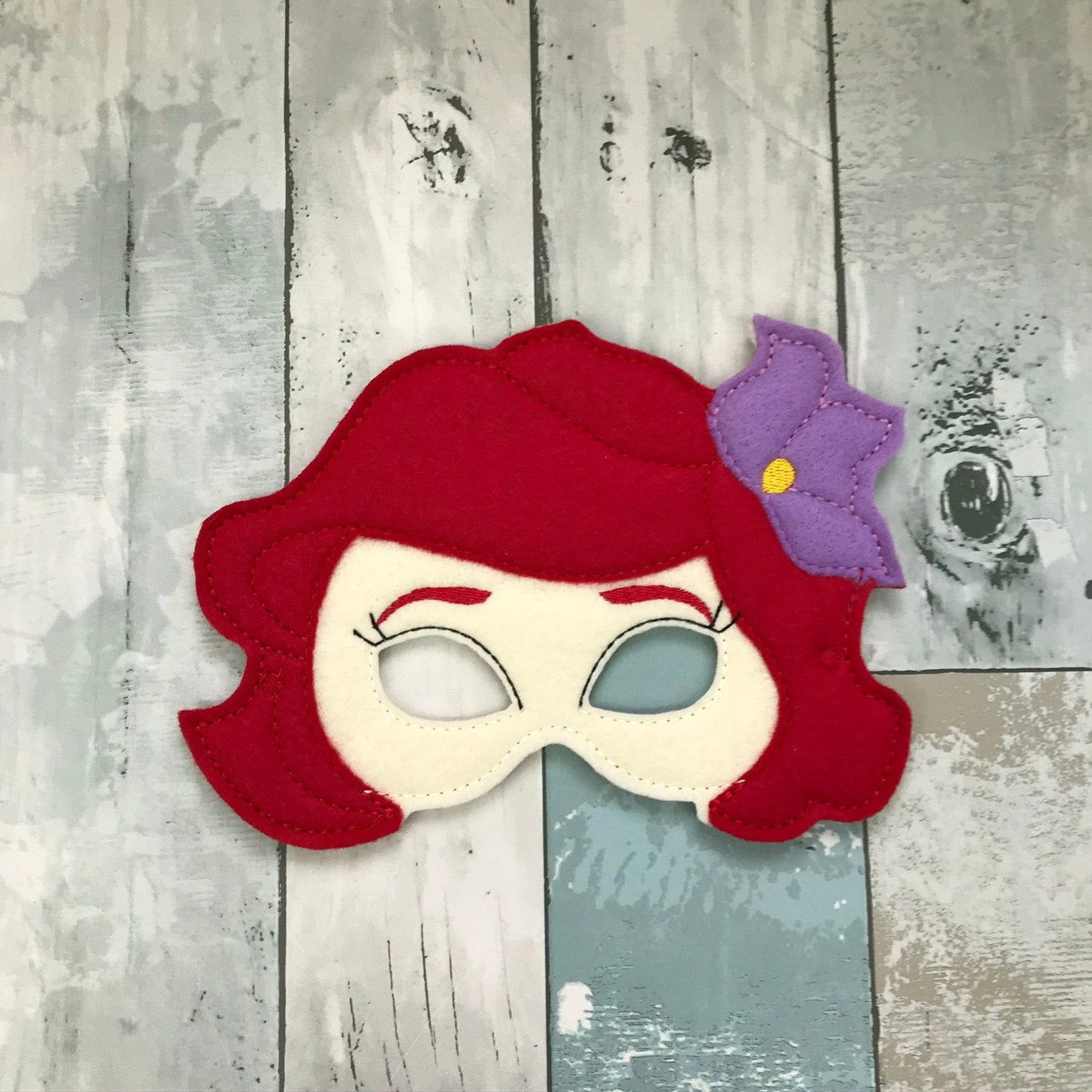 Under The Sea Princess Felt Play Mask