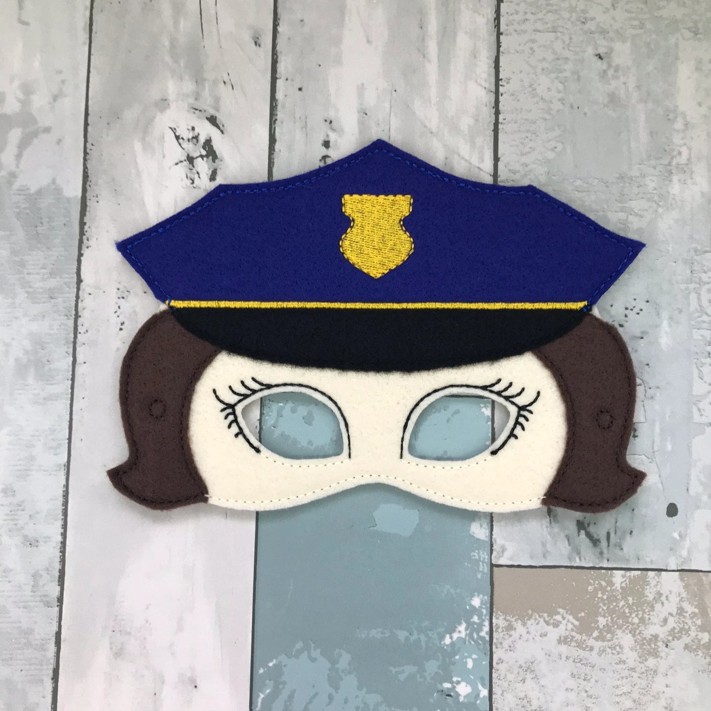 Police Felt Play Mask