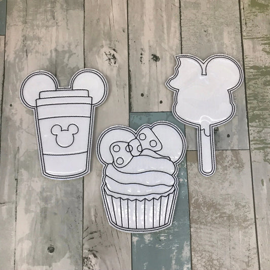 Theme Park Treats Set 2 Colouring Dolls