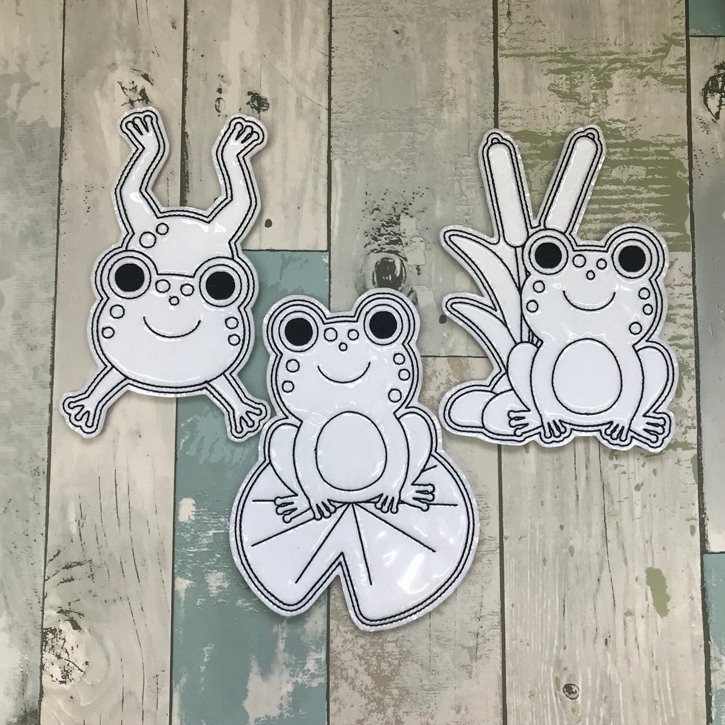 Frogs Set 1 Colouring Dolls