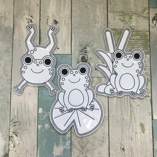 Frogs Set 1 Colouring Dolls