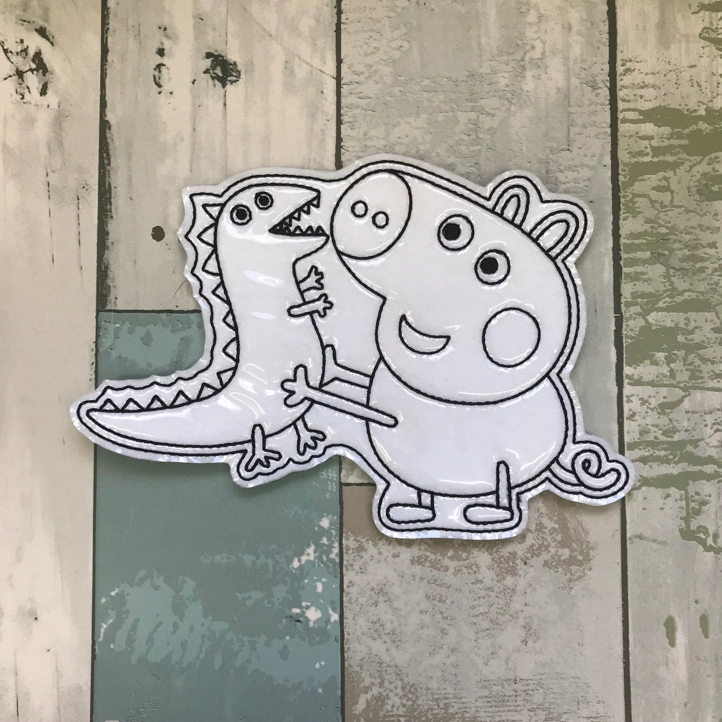 Swine Family Colouring Dolls