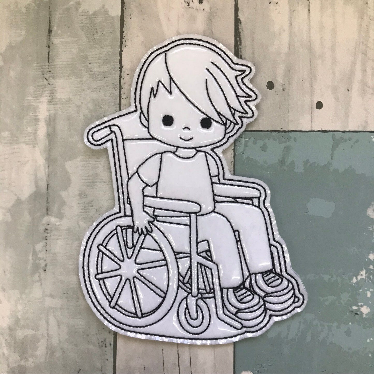 Wheelchair Kids Colouring Dolls