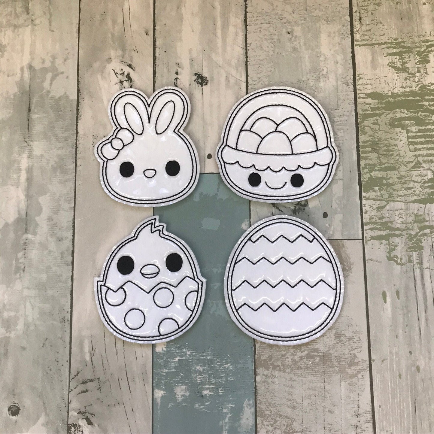 Easter Set 2 Colouring Dolls