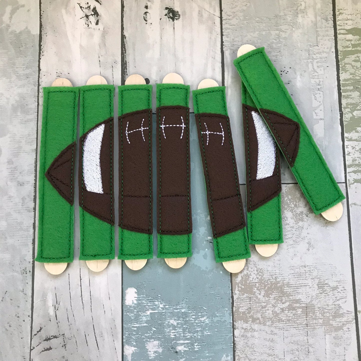 Football Stick Felt Puzzle