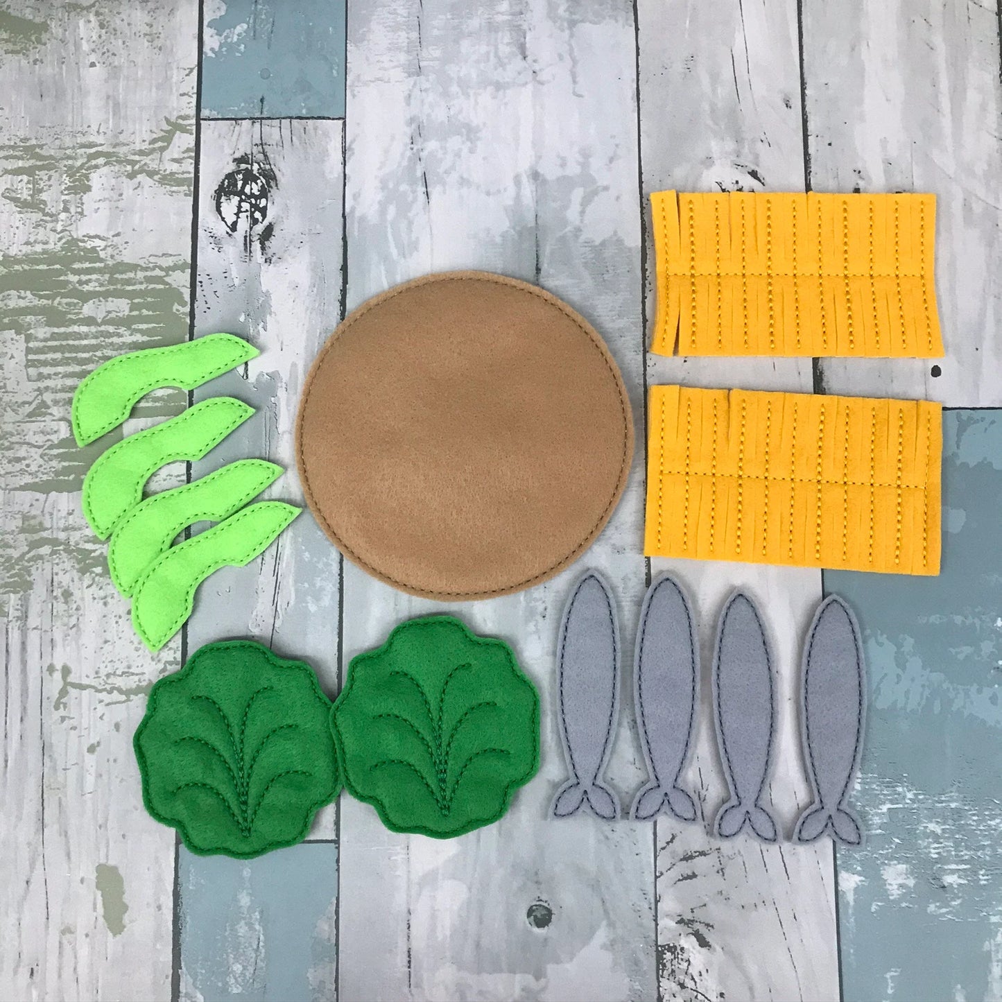Fish Taco Felt Play Food