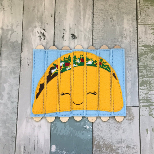 Taco Felt Stick Puzzle