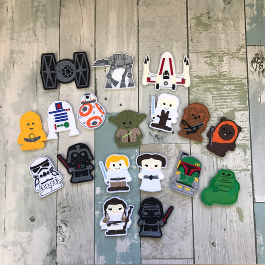 Space Battle Finger Puppets