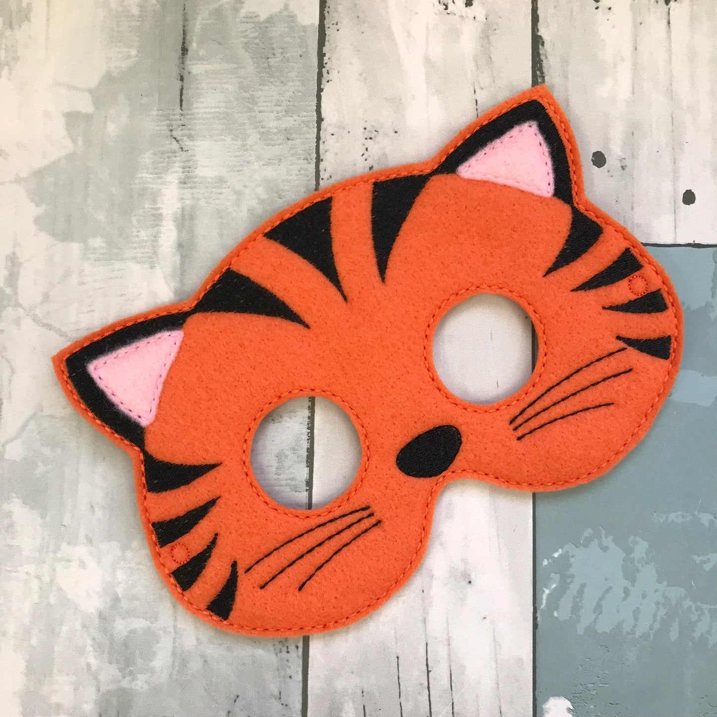 Tiger Felt Play Mask