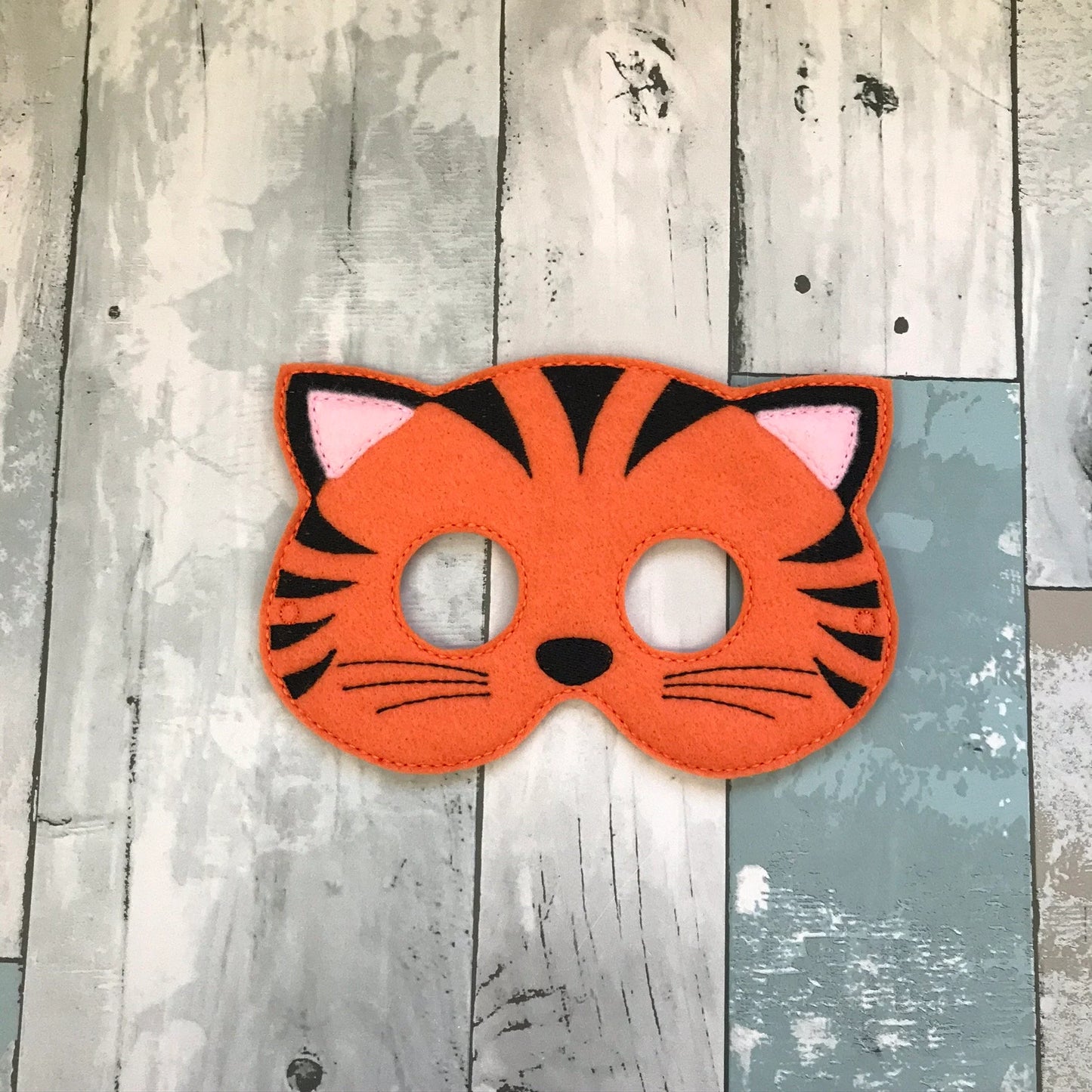 Tiger Felt Play Mask