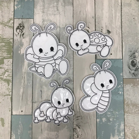 Bugs Set 1 Colouring Dolls
