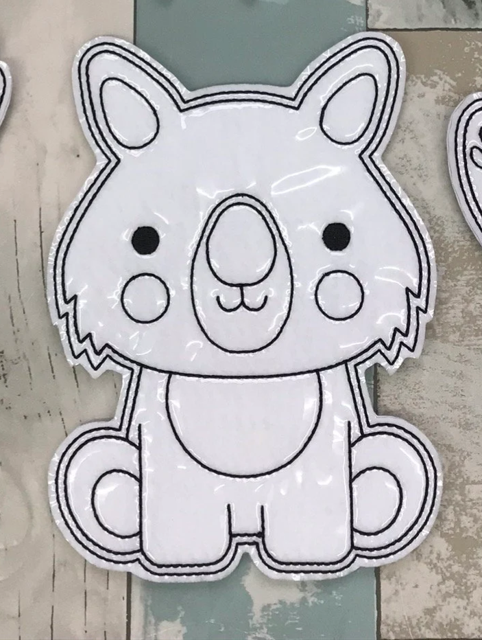 Aussie Animals Set 1 Colouring Dolls
