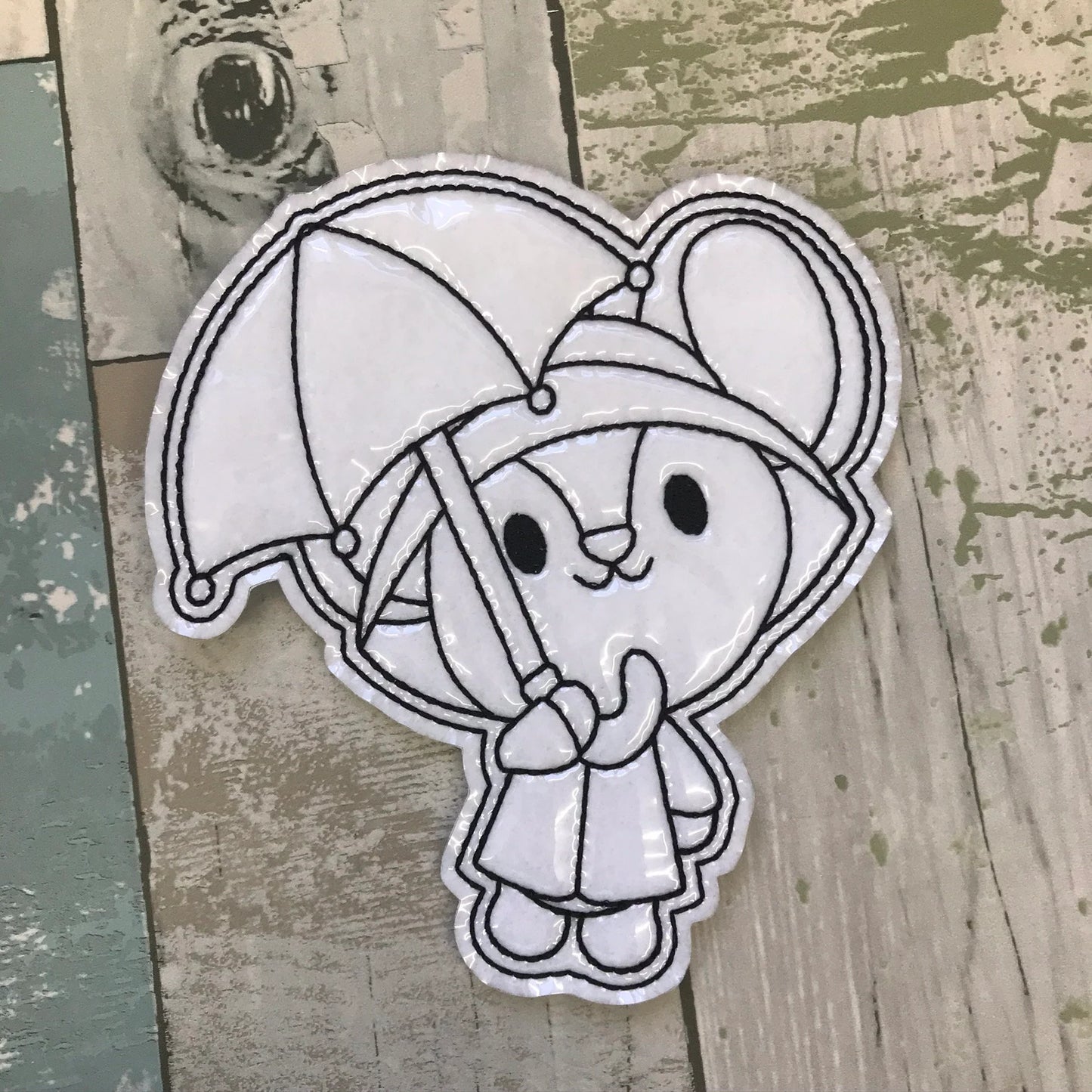 Rainy Mouse Colouring Dolls