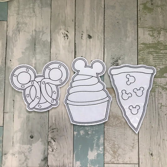 Theme Park Treats Set 1 Colouring Dolls