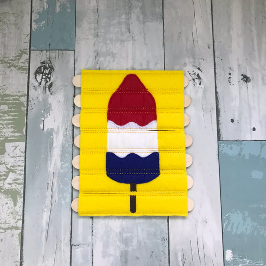 Popsicle Stick Felt Puzzle