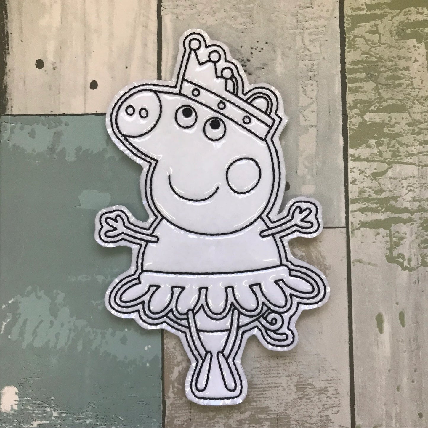 Swine Family Colouring Dolls