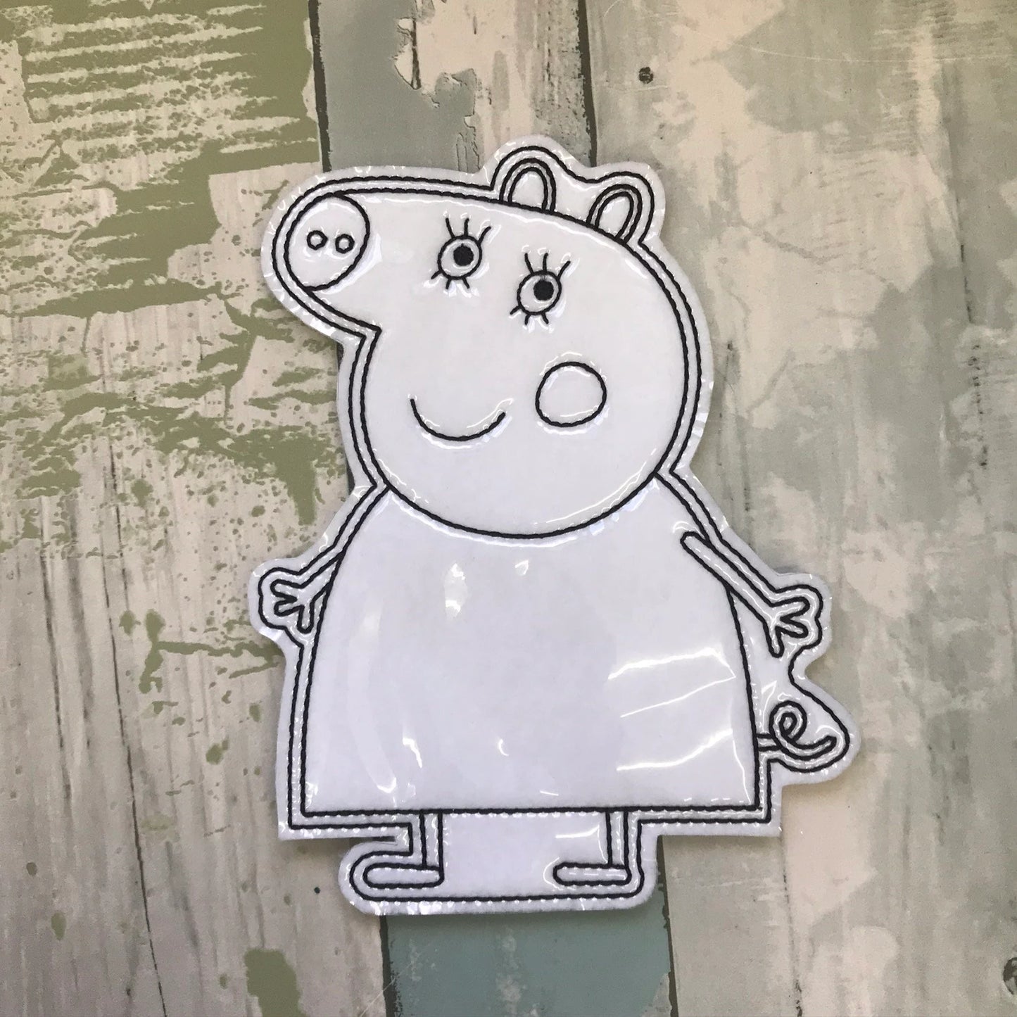 Swine Family Colouring Dolls