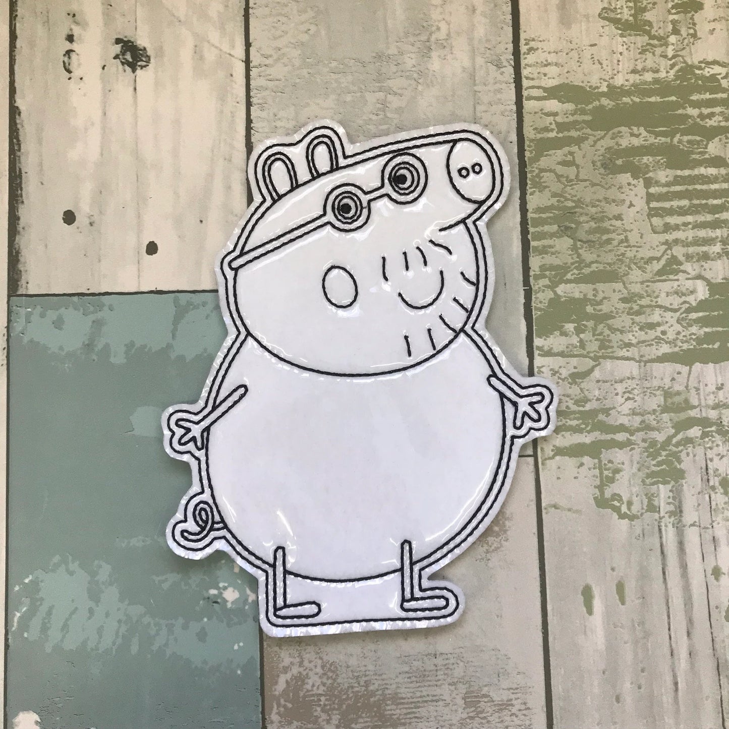 Swine Family Colouring Dolls