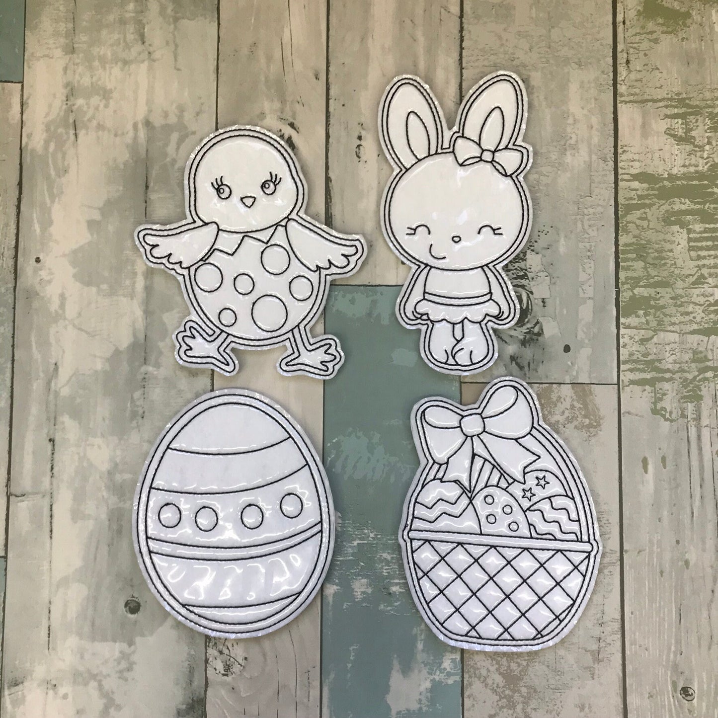 Easter Set 1 Colouring Dolls