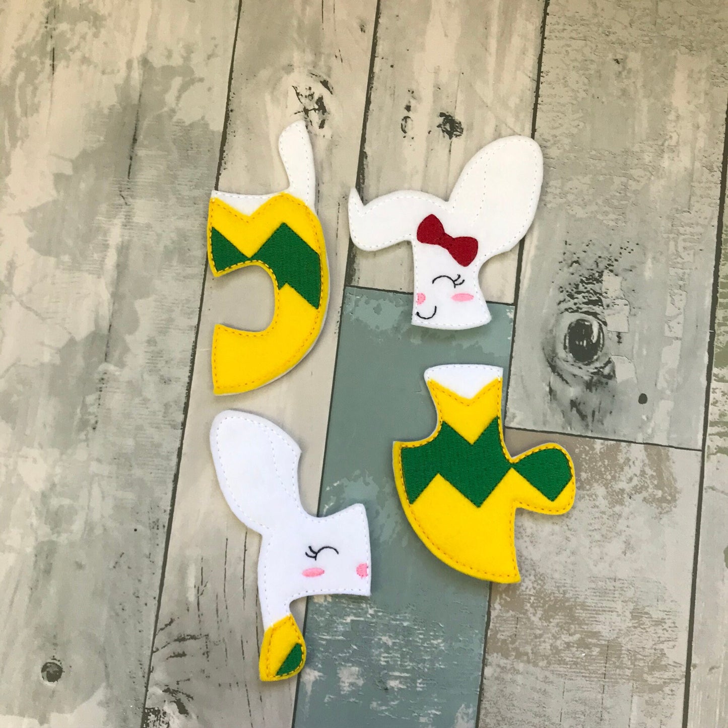 Bunny In Egg Felt Puzzle