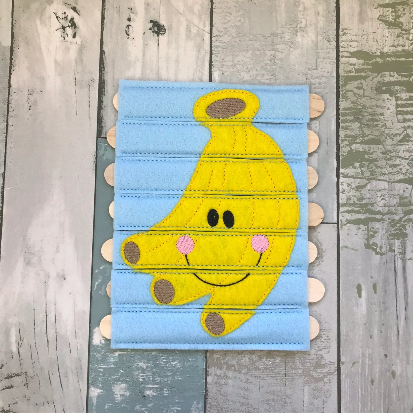Banana Stick Felt Puzzle
