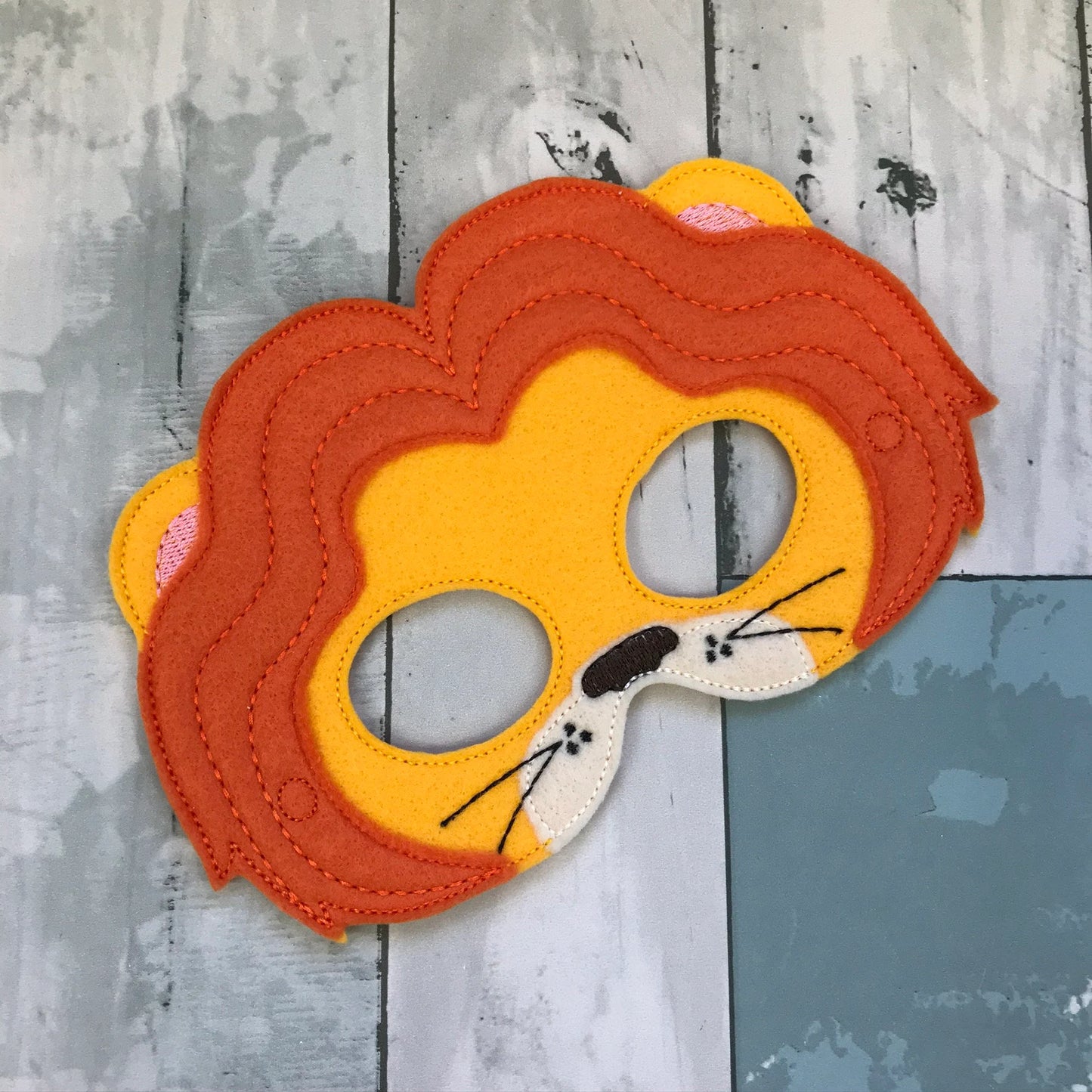 Lion Felt Play Mask