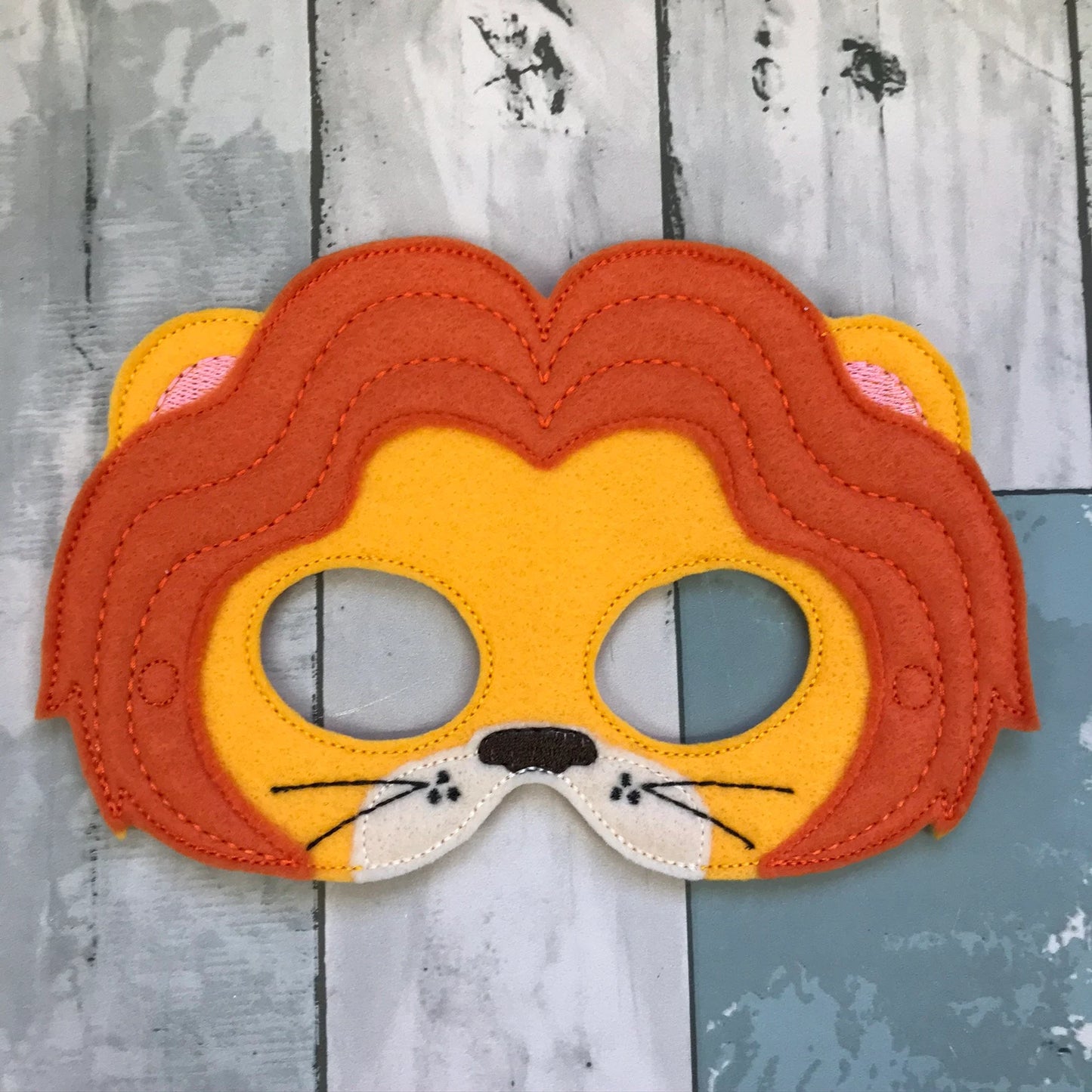Lion Felt Play Mask
