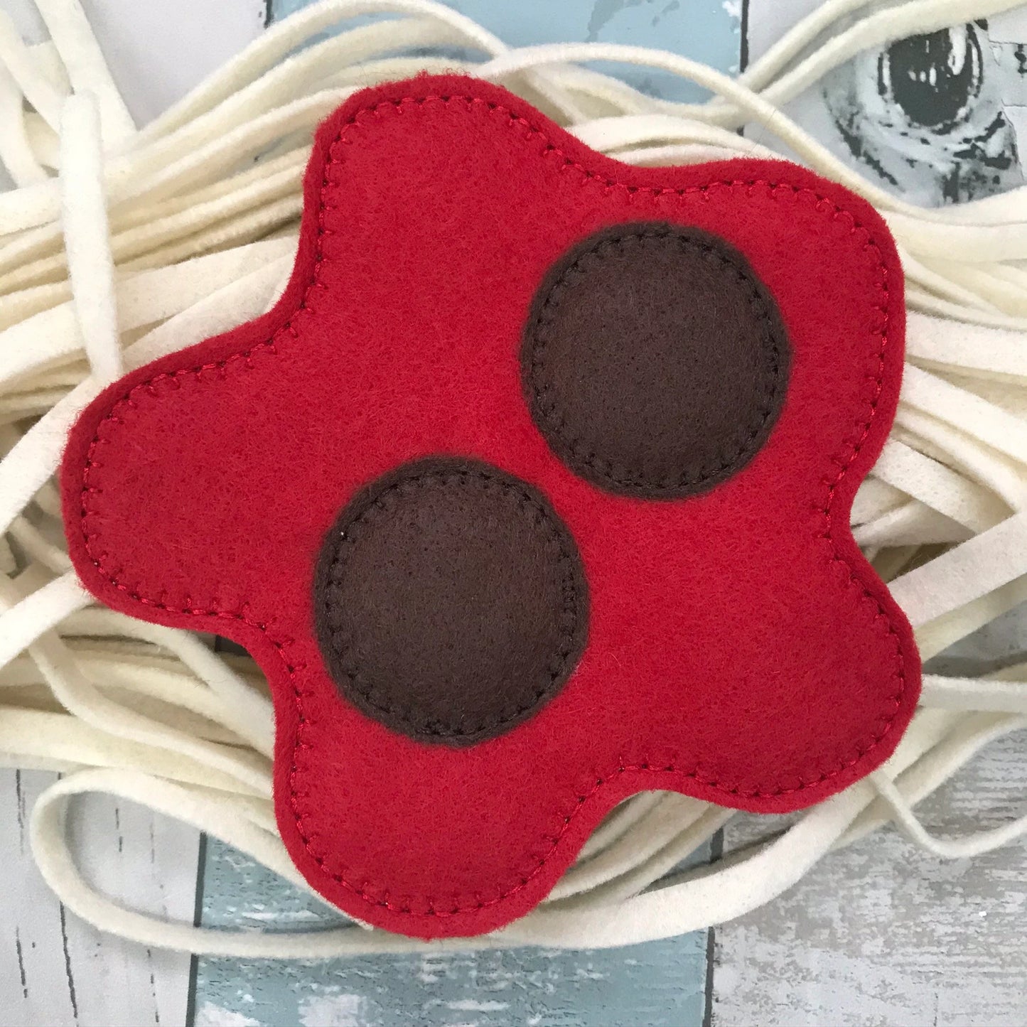 Spaghetti with Sauce Felt Play Food