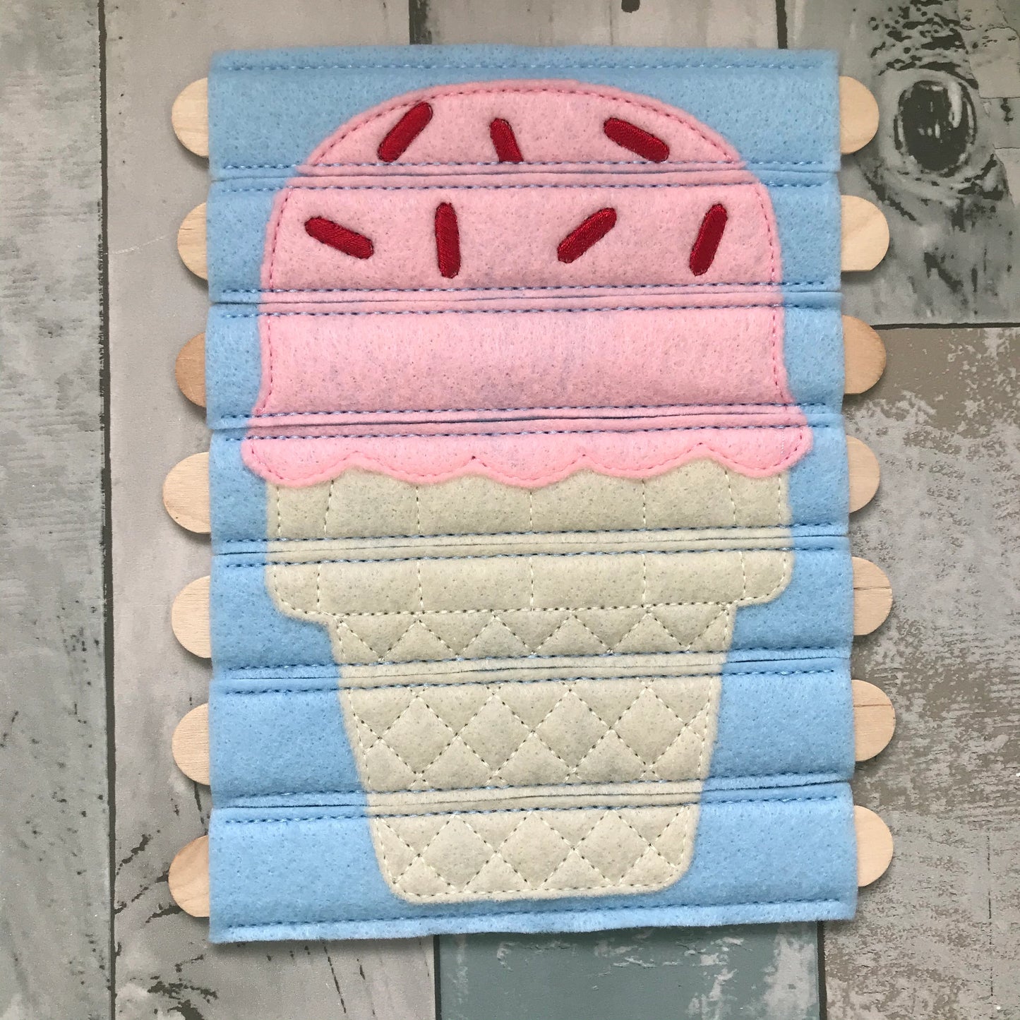 Icecream Felt Stick Puzzle