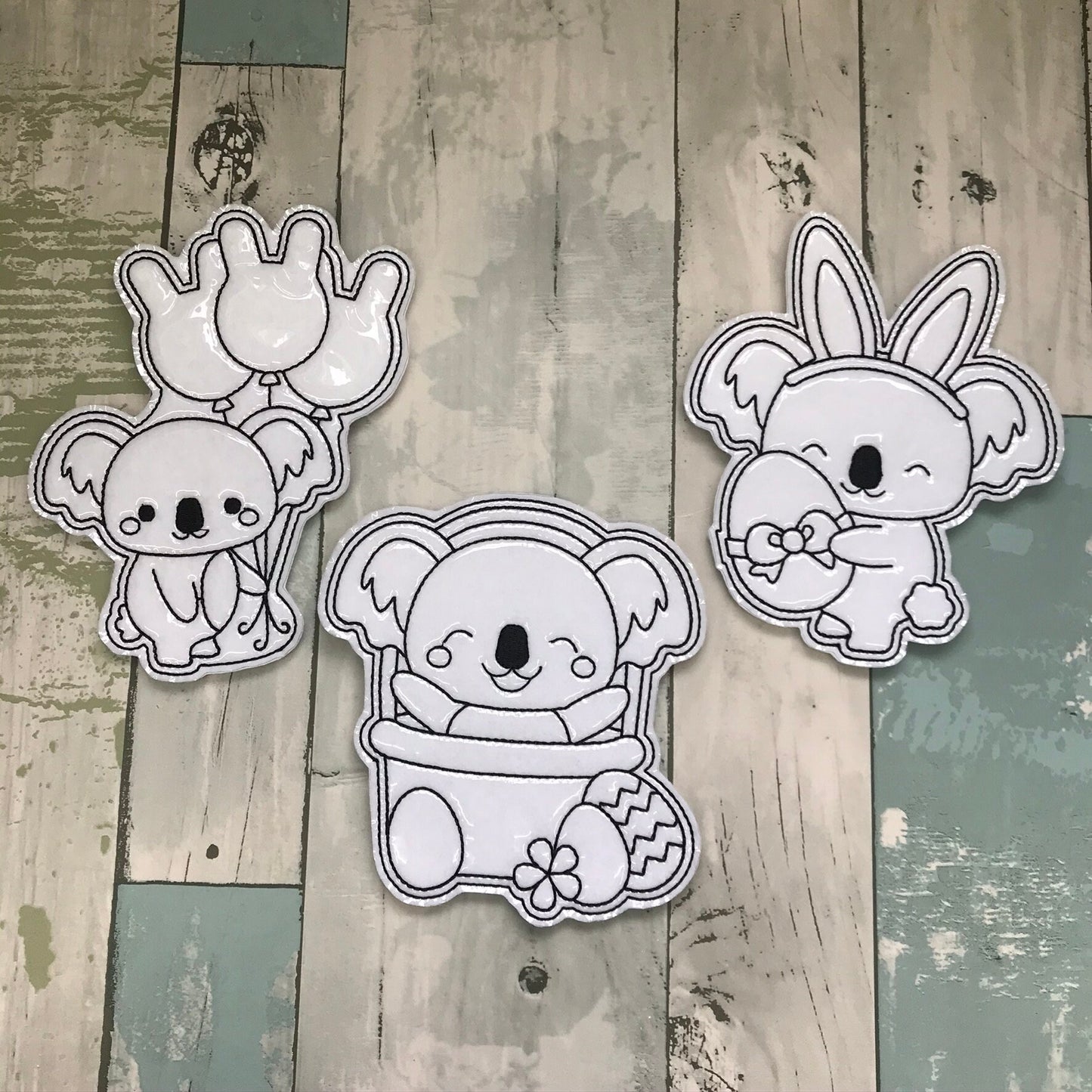 Easter Koala Colouring Dolls
