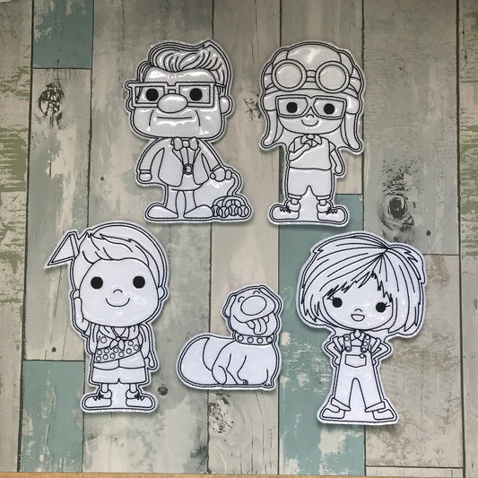 Balloon Adventure Friends Colouring Dolls