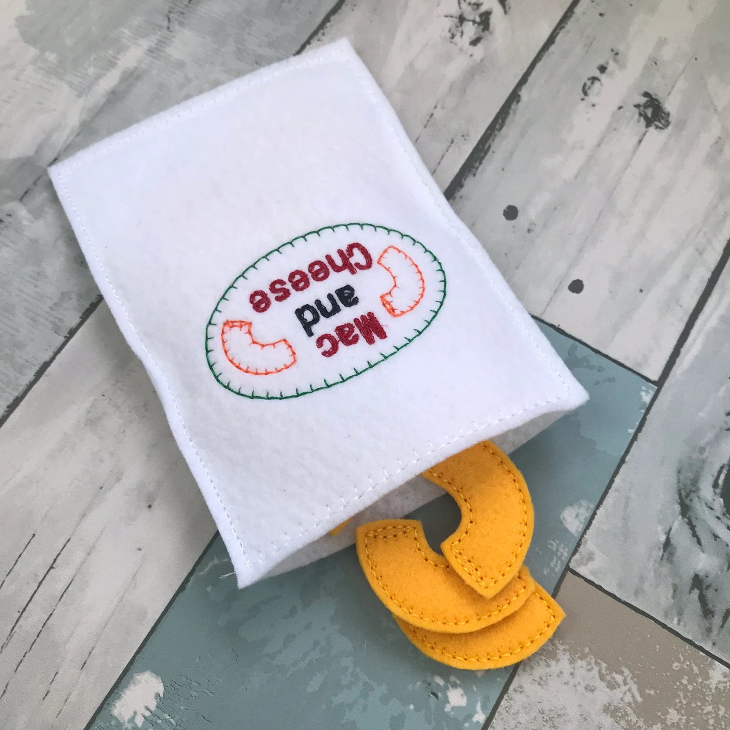 Macaroni Felt Play Food