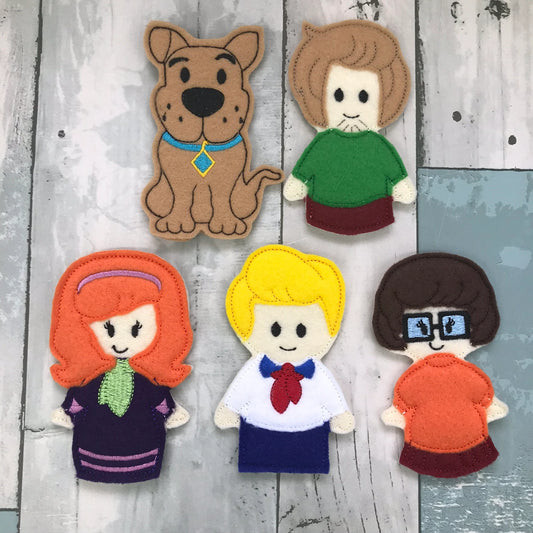 Mystery Gang Finger Puppets